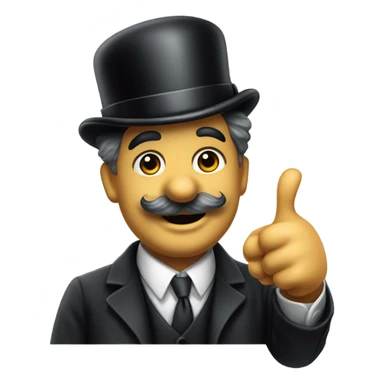 Charlie Chaplin thumbs up sticker