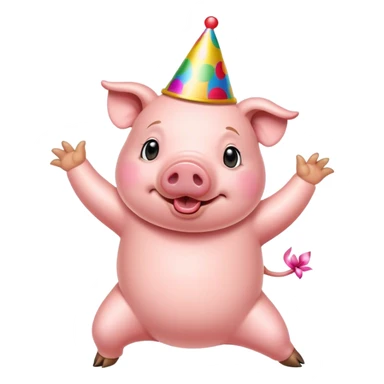 Cerdo bailando salsa  sticker