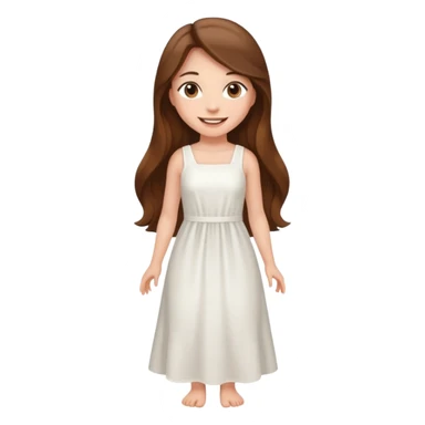 девушка красивая в полный рост стоит улыбается sticker