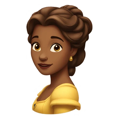 beauty and the beast belle sticker