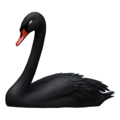 black swan shocked sticker