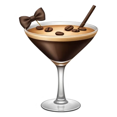 espresso martini big Black Bow  sticker