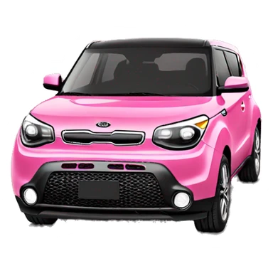 pink kia soul sticker