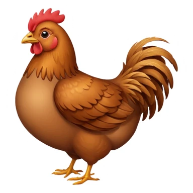 Hen sticker