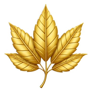 Leaves of gold  sticker
