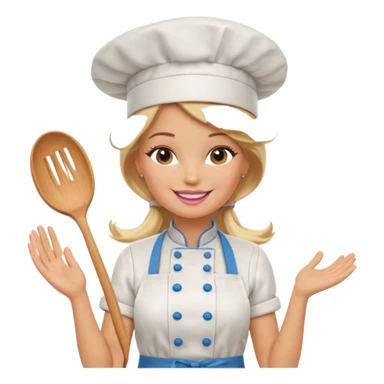 Barbie chef sticker
