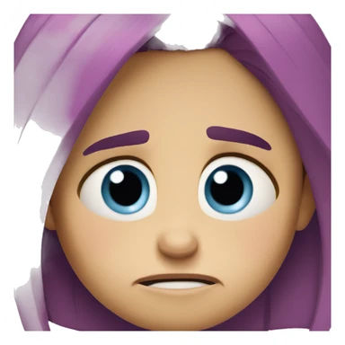 sadness from inside out sticker