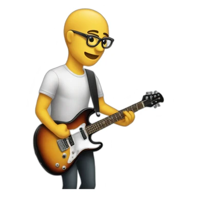 guitarist-computer-nerd sticker