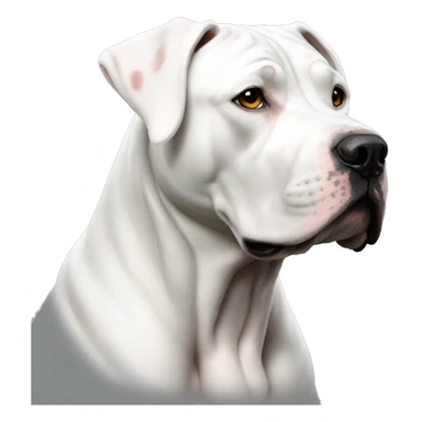 Dogo Argentino Dog Breed Full Body sticker