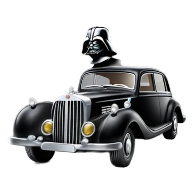  Darth Vader’s 1943 hot wheels WW2 Mercedes German Staff Officer’s 4-door Car sticker