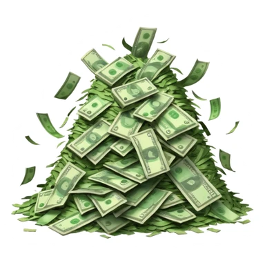 Shreading money sticker