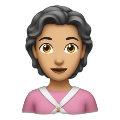 mujer trigueña sticker