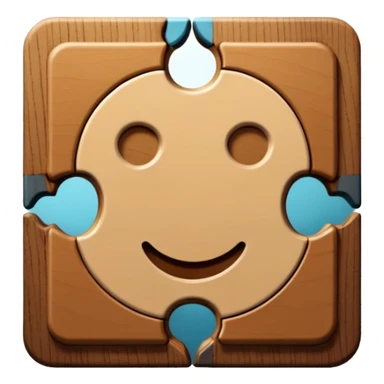 a square puzzle piece above a circular puzzle hole sticker