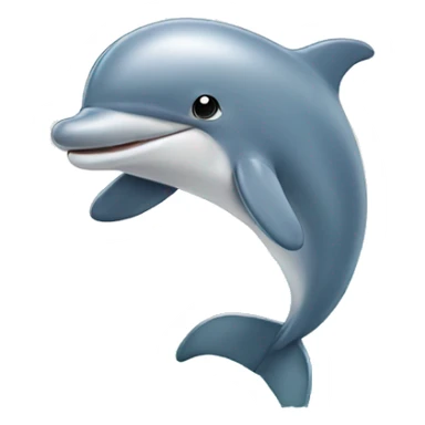 happy dolphin playing in water on a sunny day sticker