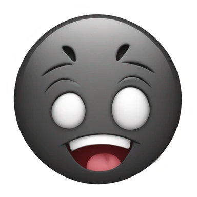 Happy agony smiley face sticker