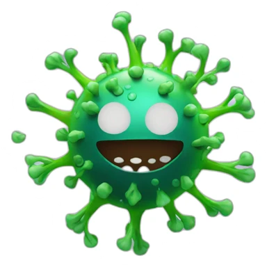 Corona virus sticker