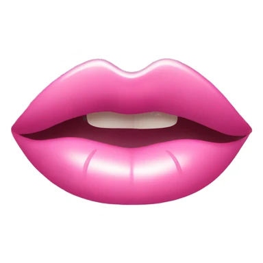 Pink lipgloss  sticker
