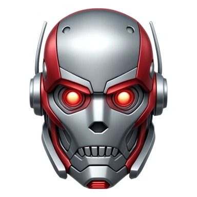 Ultron robot villain sticker