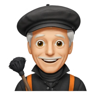 Dick Van Dyke chimney sweep  for discord  sticker