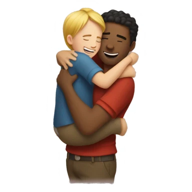 A hug full of warmth sticker
