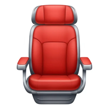 red plane seat sticker