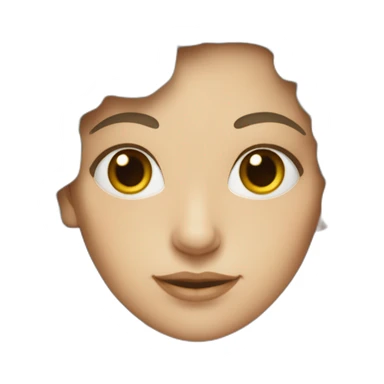 long dark curly hair white woman wearing tiedye sticker