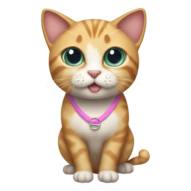 Cat wearing bikini sticker