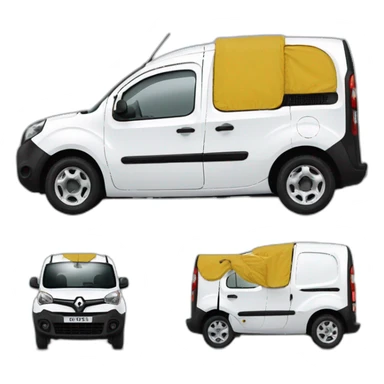 renault kangoo blanc utilitaire sticker