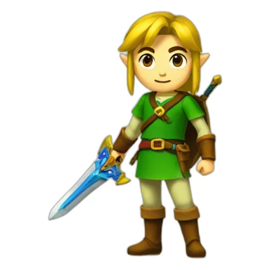 link of Zelda develop a website sticker