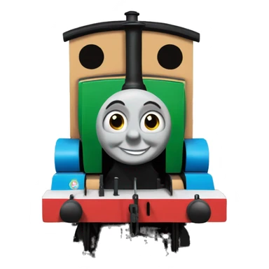 Thomas the tank engine with belly  sticker
