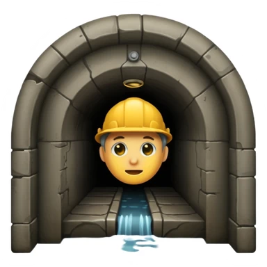 sewer tunnel sticker