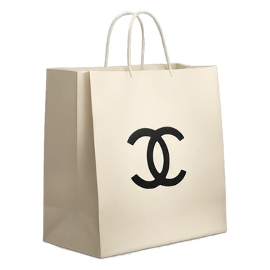 Chanel paper shopping bag sticker