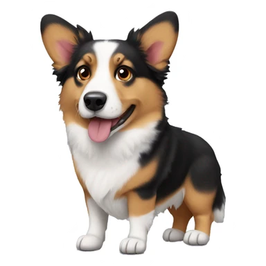 Corgie mixed with a Australian shepard sticker