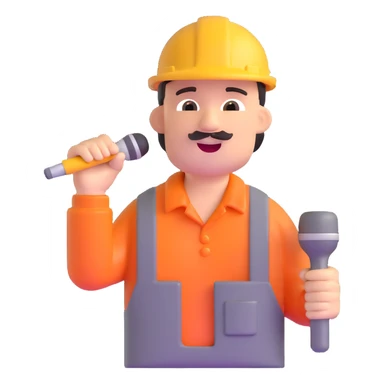 bricklayer singing sticker
