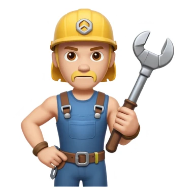 A Mechanic Wrench In A Clash Of Clans Aesthetic sticker