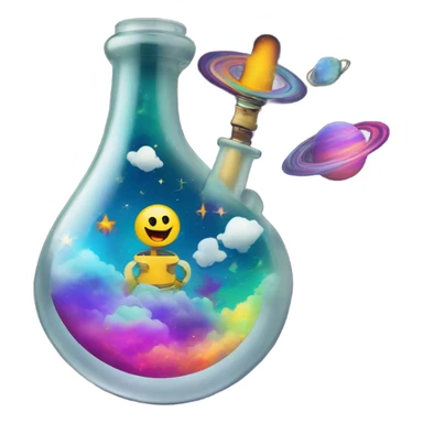 bong in space sticker