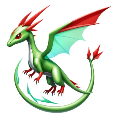 Modern Futuristic Flygon-Latias sticker