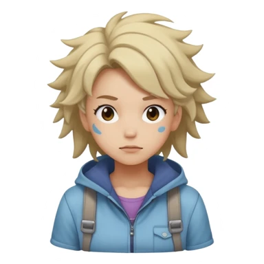 Sleepy girl Pokemon trainer sticker