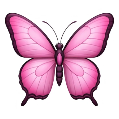 Borboleta rosa sticker