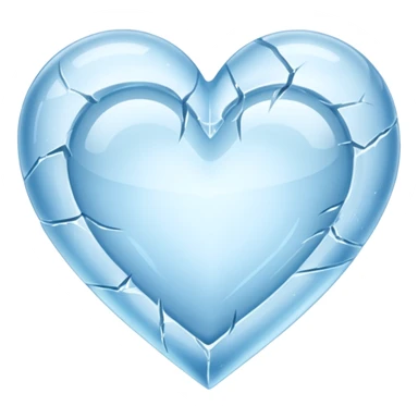 Corazón de hielo sticker