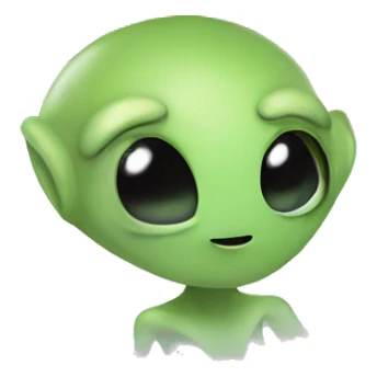 Alien is on the rainbow  sticker