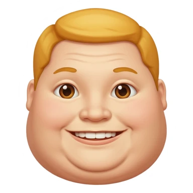 obese person sticker