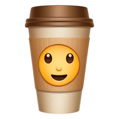 Takeaway coffee sticker