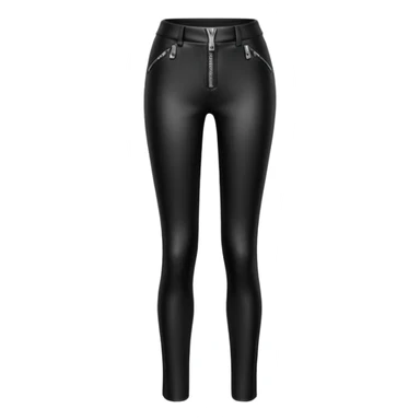 black zipper trousers sticker