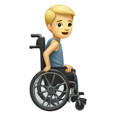 disabled person  sticker