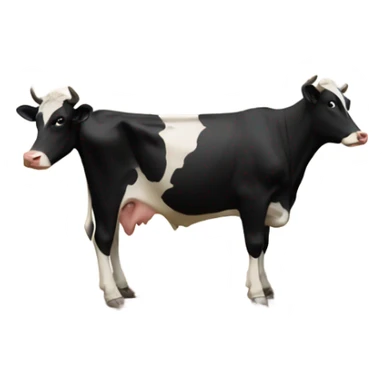make a cow in church sticker
