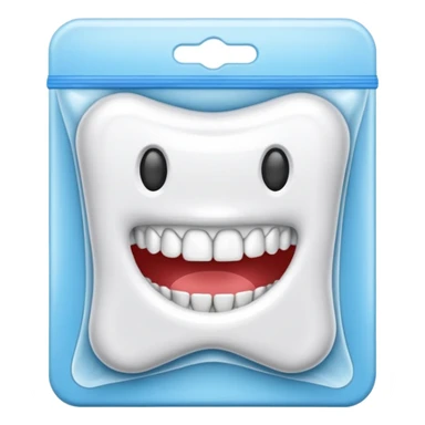 pack of dental thread  sticker