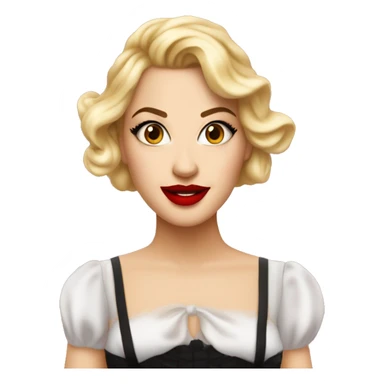 Tessa Francis Netting is an actress, YouTuber, host, and all around geek. She began her professional career donning a tutu onstage in the Original Broadway BLONDE. red lipstick sticker