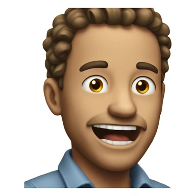 Some one not laughing at joke sticker