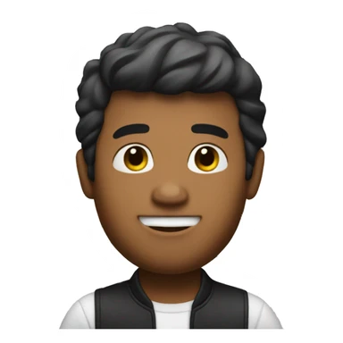 My memoji, behind bars sticker